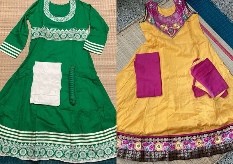 2 Anarkali Suit Set For Grabs