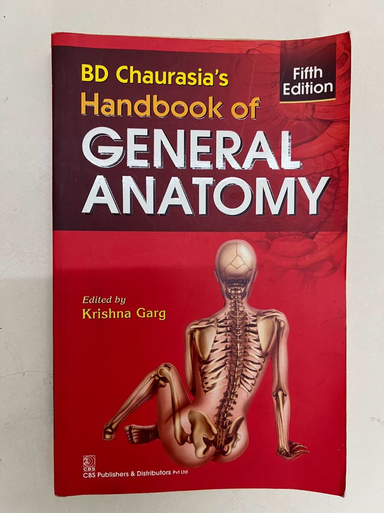 BD Chaurasia General Anatomy