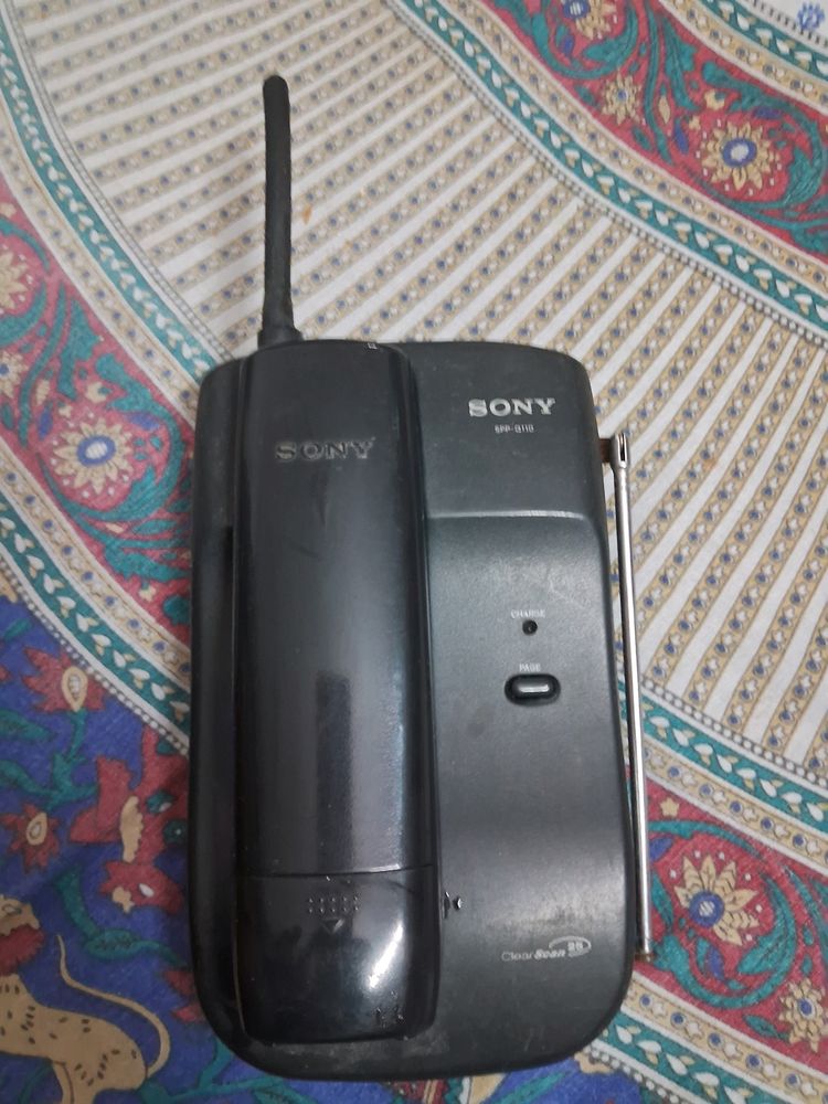 Sony SPP-Q110 Antique Cordless Landline Phone