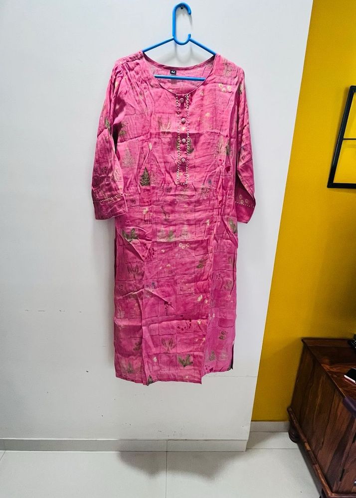 Pink Kurta