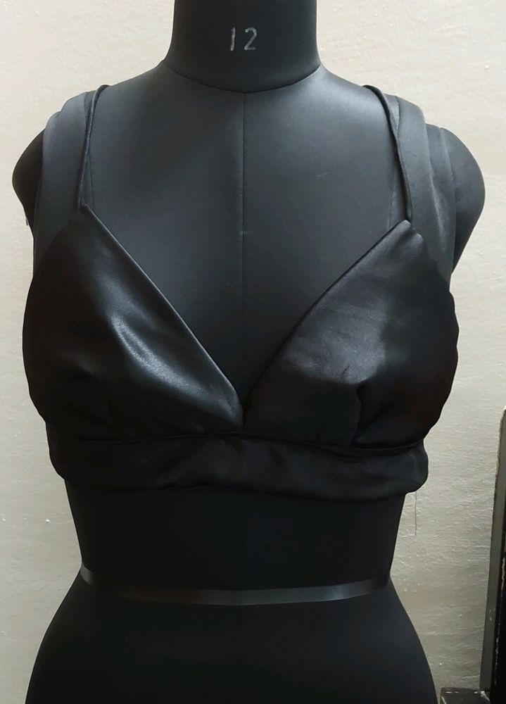 Black Backless Blouse(28 To 40)