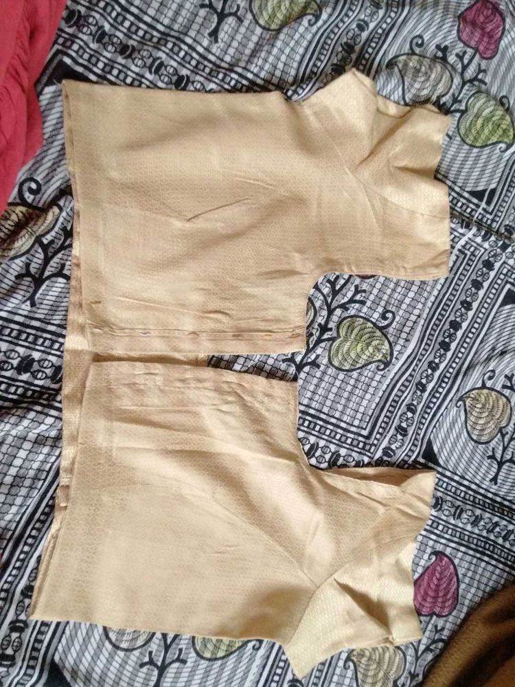 Customised Gold Blouse