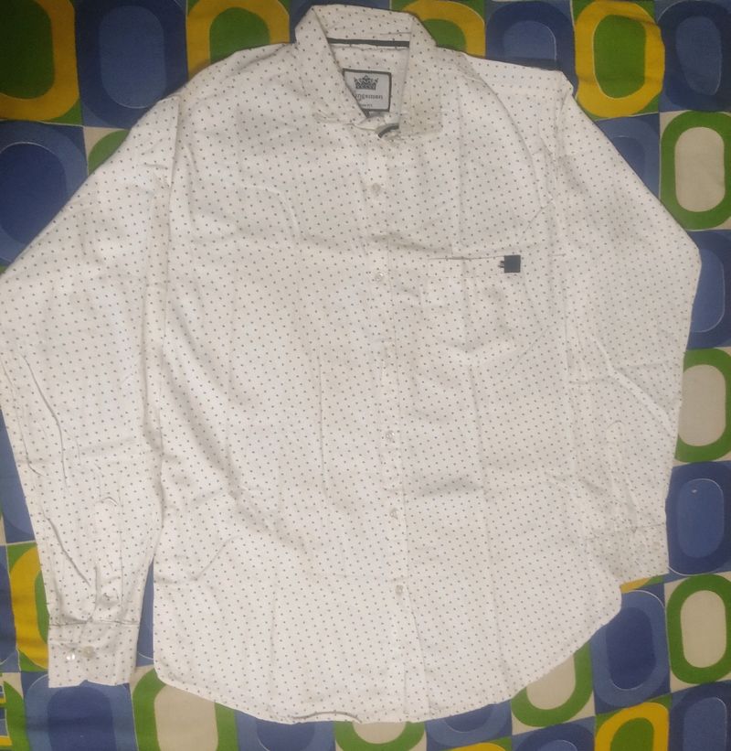 Mens White Casual Shirts