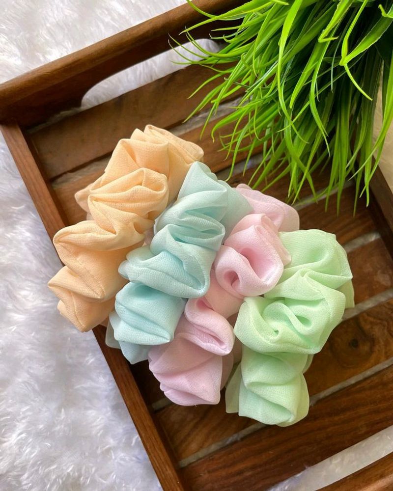 Pastel Scrunchies Comho