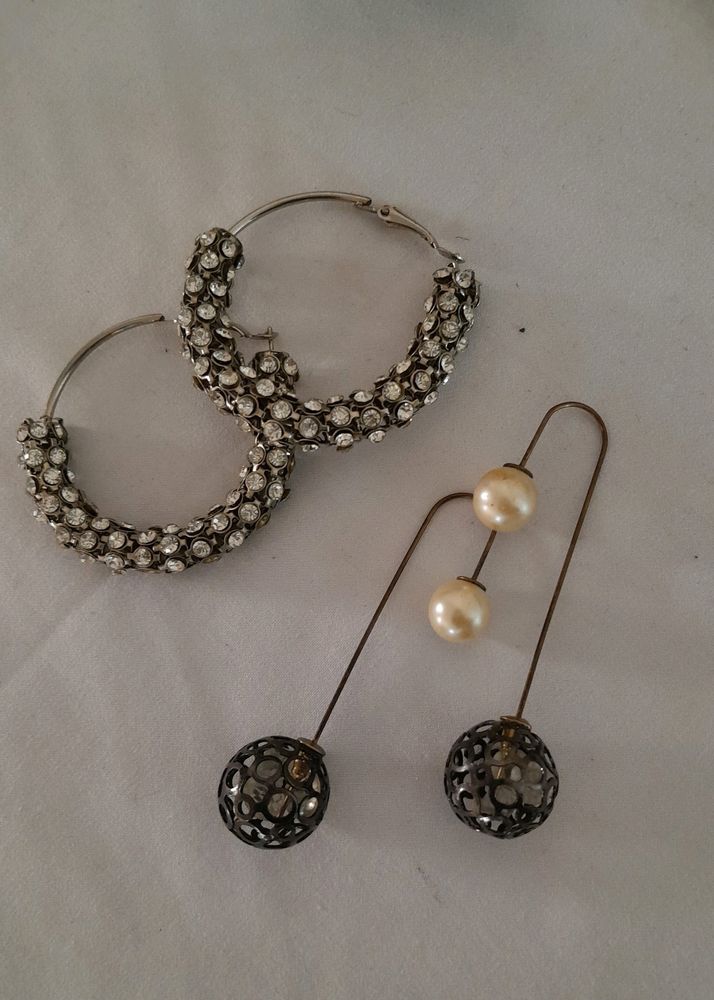 Set Of 2 Fancy Earring (Women's )