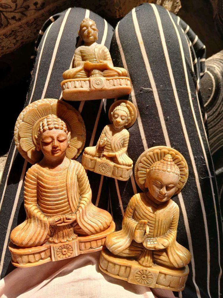 4 Buddha Showpiece Set (Marble)