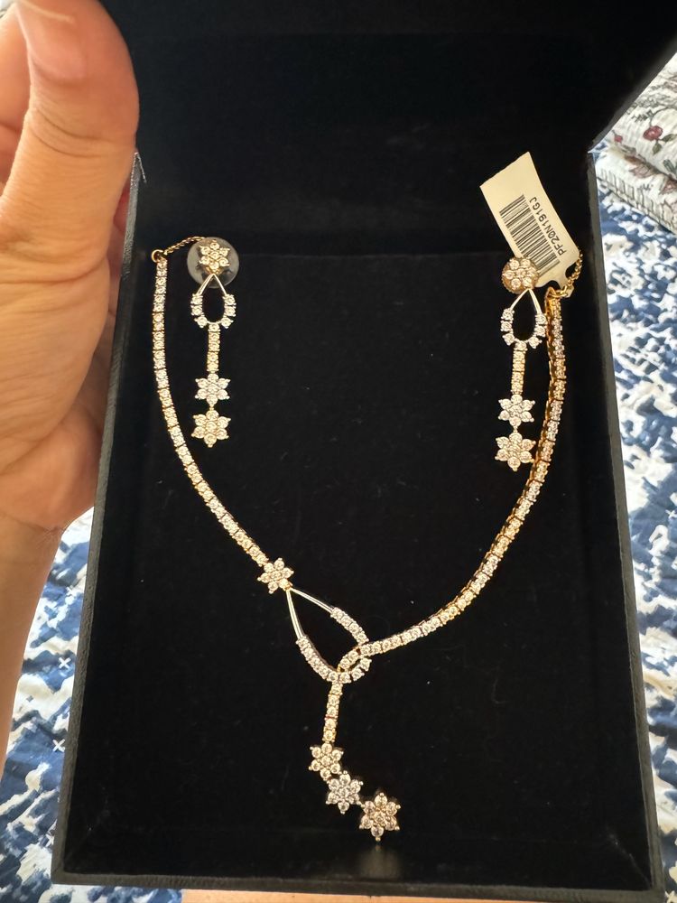 Necklace And Earring Set With Original Box