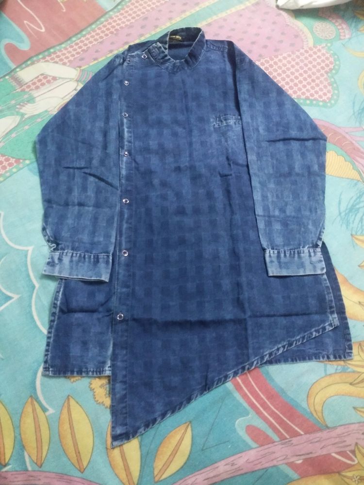 Blue Colour Kurta For Kids