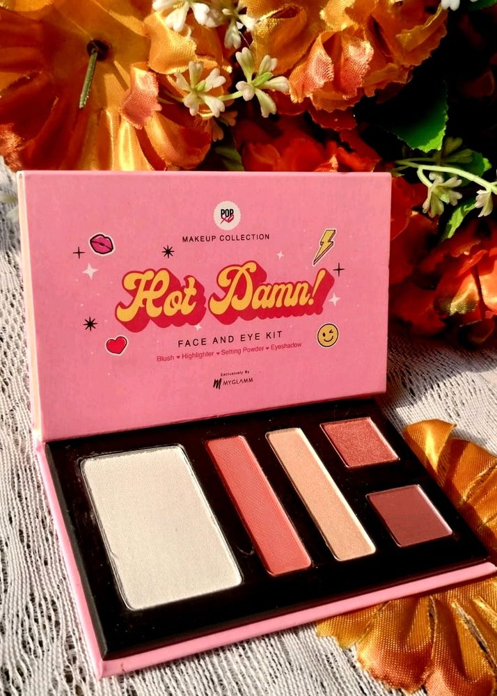 Myglamm Makeup Hot Damn - Face & Eye Kit