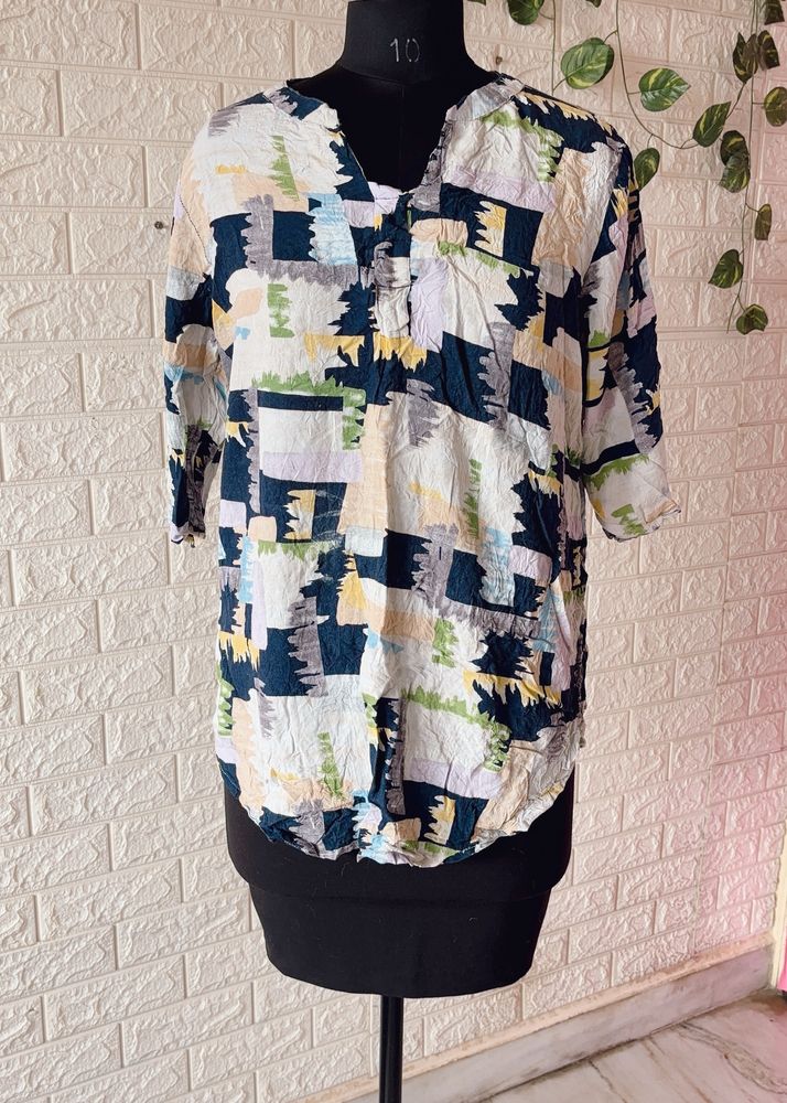 Abstract Print Shirt