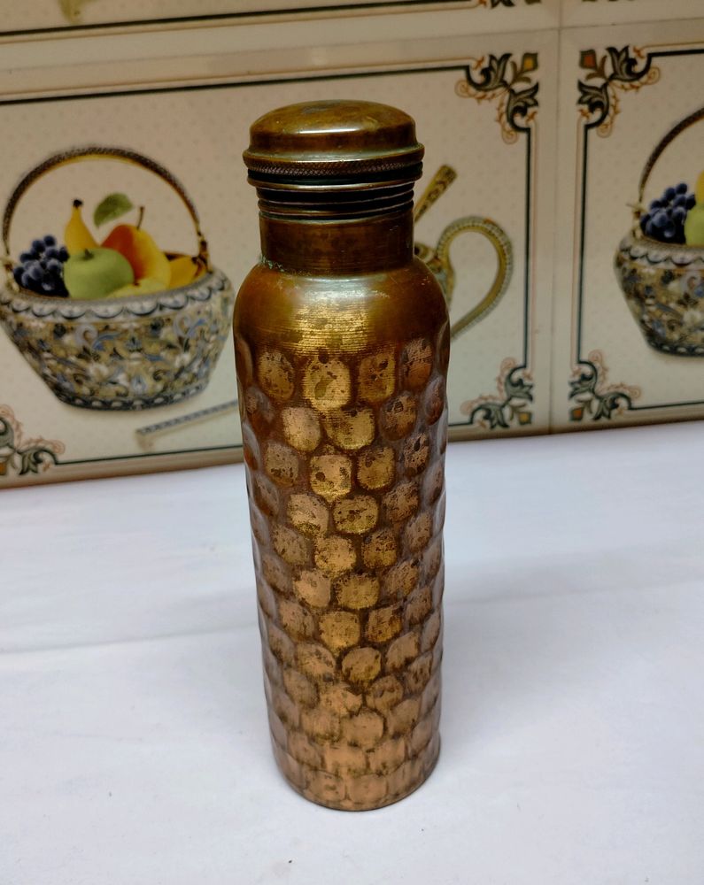 Trendy 1000ml Copper Water Bottle