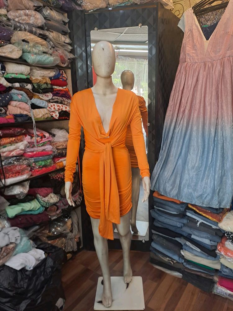 Orange Bodycone Partywear