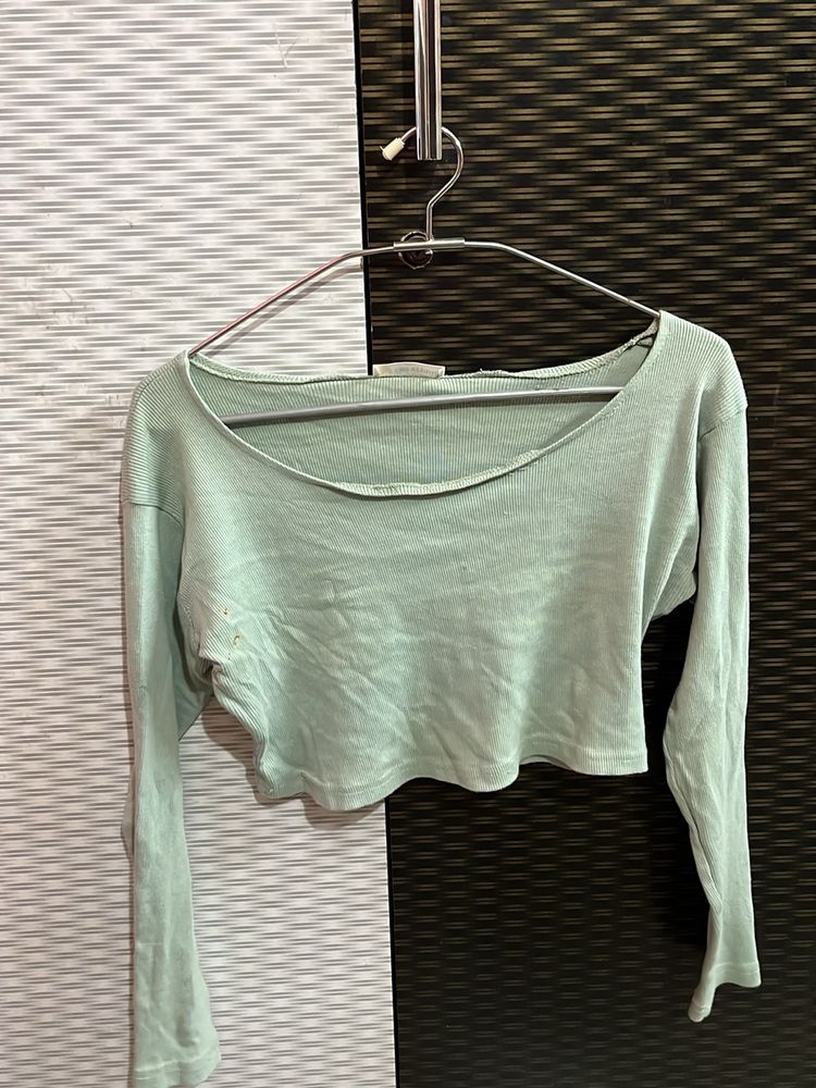 Mint Green Full sleeve Top