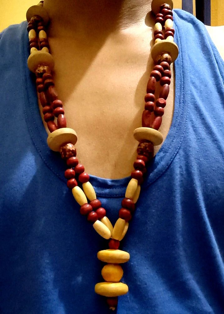 Wooden Beads Nacklace Mala