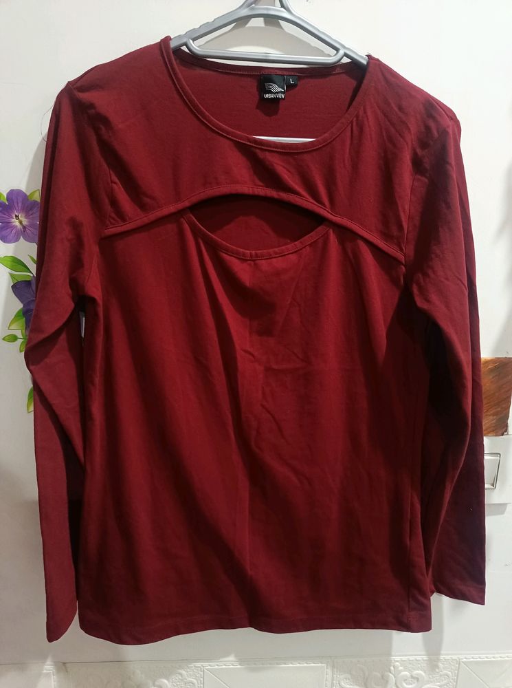 Light Maroon Top