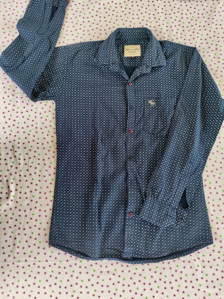 M Size Navy Blue Shirt