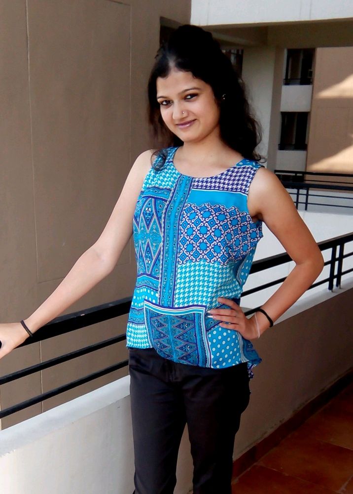 Gorgeous Blue Top For Women