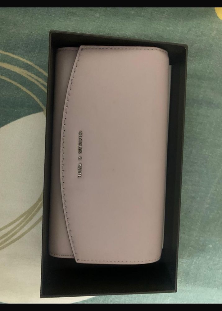 Charles & Keith Lavender Wallet