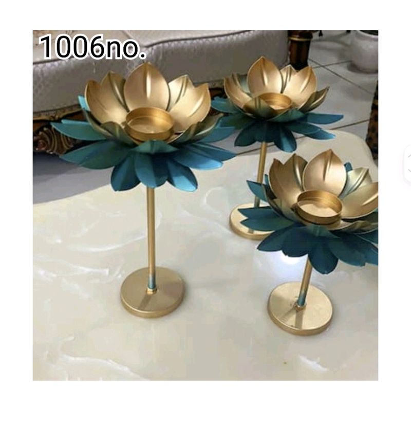 Lotus 3pc Diya 🪔 Set