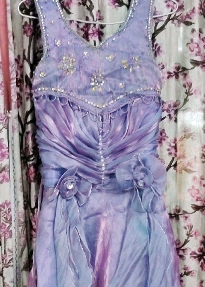 Lavender Gown For Girls