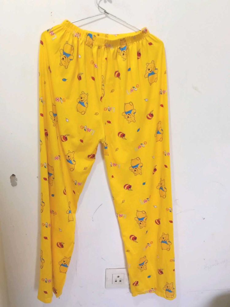 Cute Pooh Printed Women's Pyjama