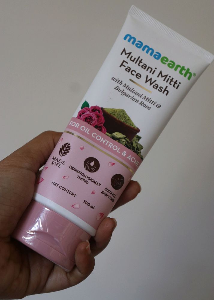 Mamaearth Facewash Multani Mitti