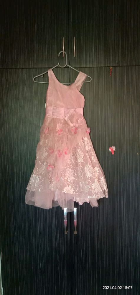 baby pink dress for girls size 24