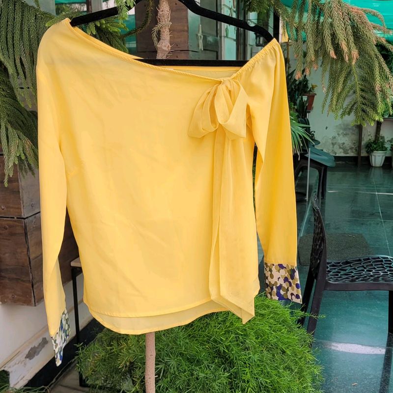 Vintage Cottagecore Pinterest Aesthetic Yellow Top