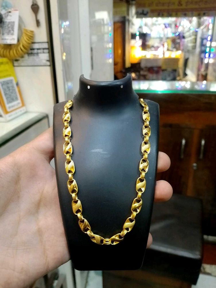 Hollow Pure Gold Chain