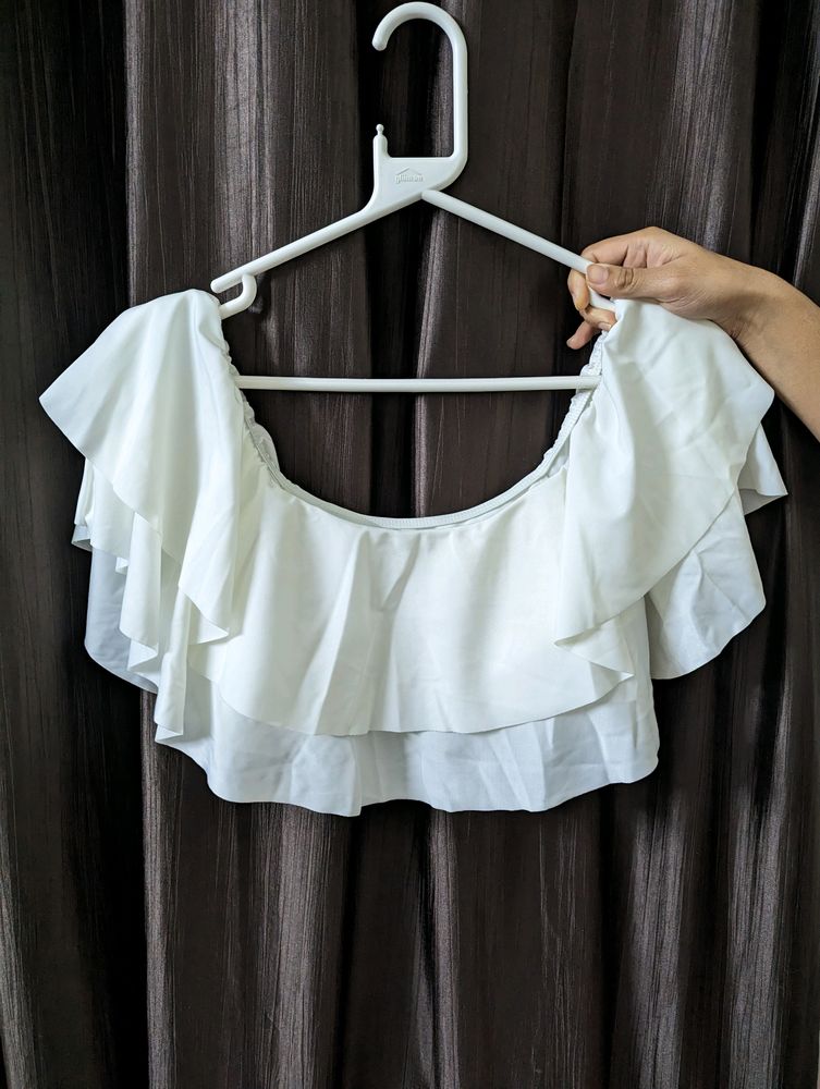 White Crop Top