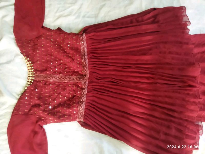 Maroon Sharara For Kids