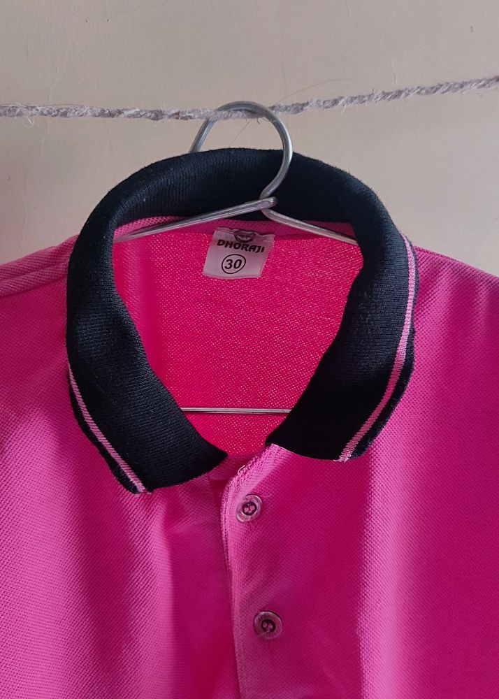 Women's Casual Pink Tshirt