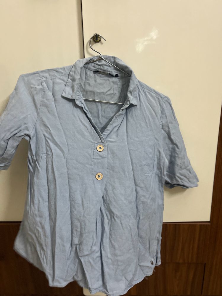 Blue Allen Solly Shirt