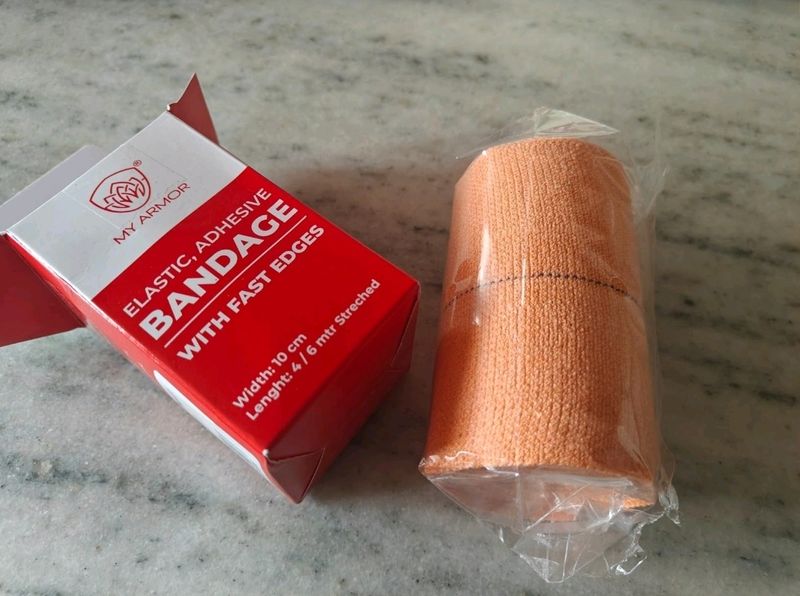 MY ARMOR Premium Elastic Adhesive Bandage 10cm x 4