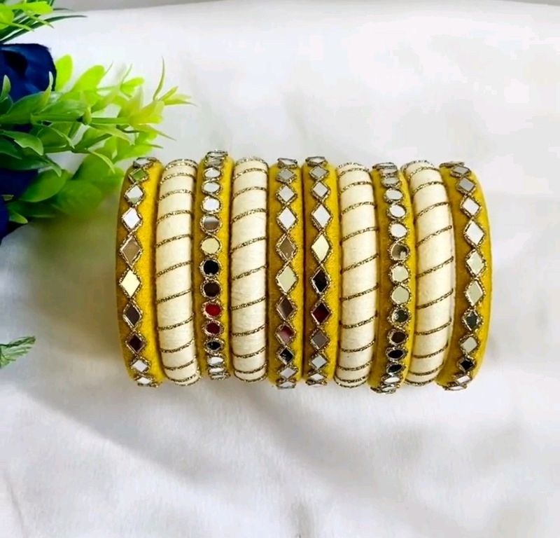 Yellow Work Bangles 💛