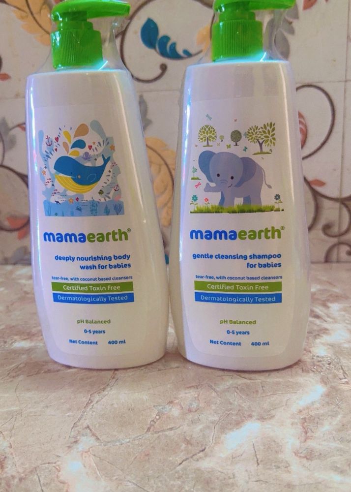 Mamaearth Baby Shampoo & Body Wash Combo