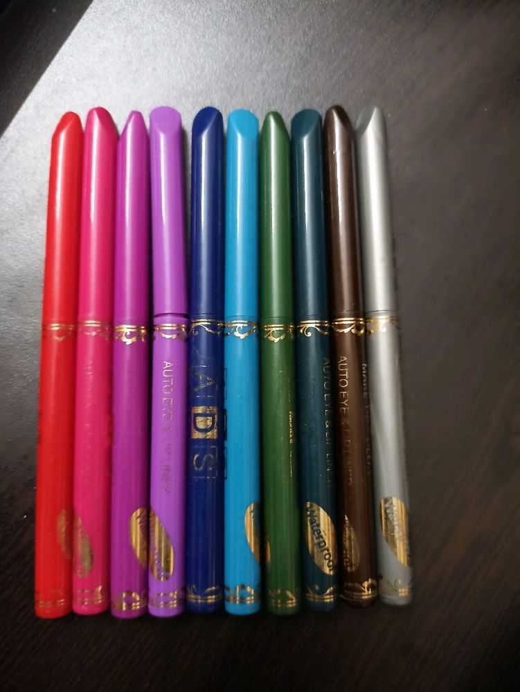 Sale!! 10 Colorful Eyeliner Sticks