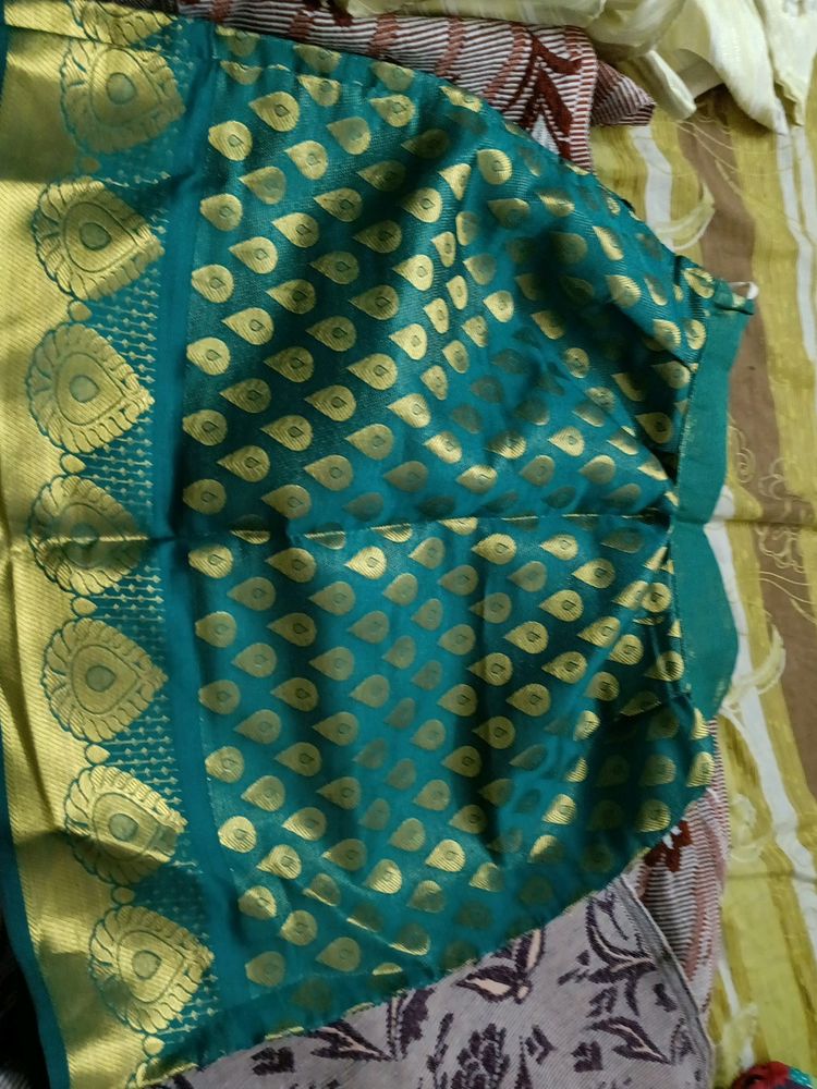 Pattu Pavadai..Top And Skirt