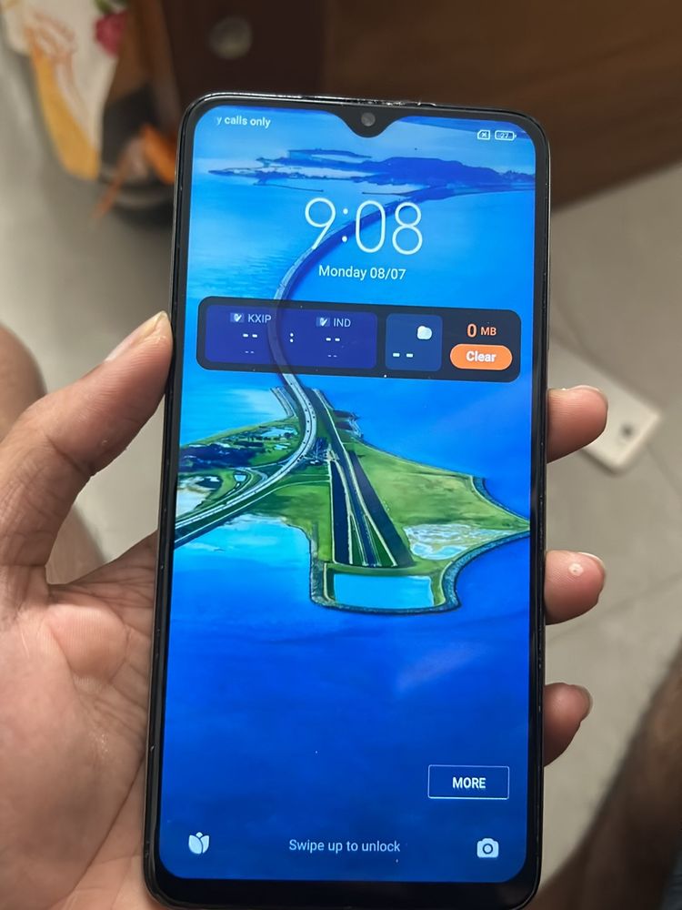 Redmi Note 8 Pro Only Black Glass Broken