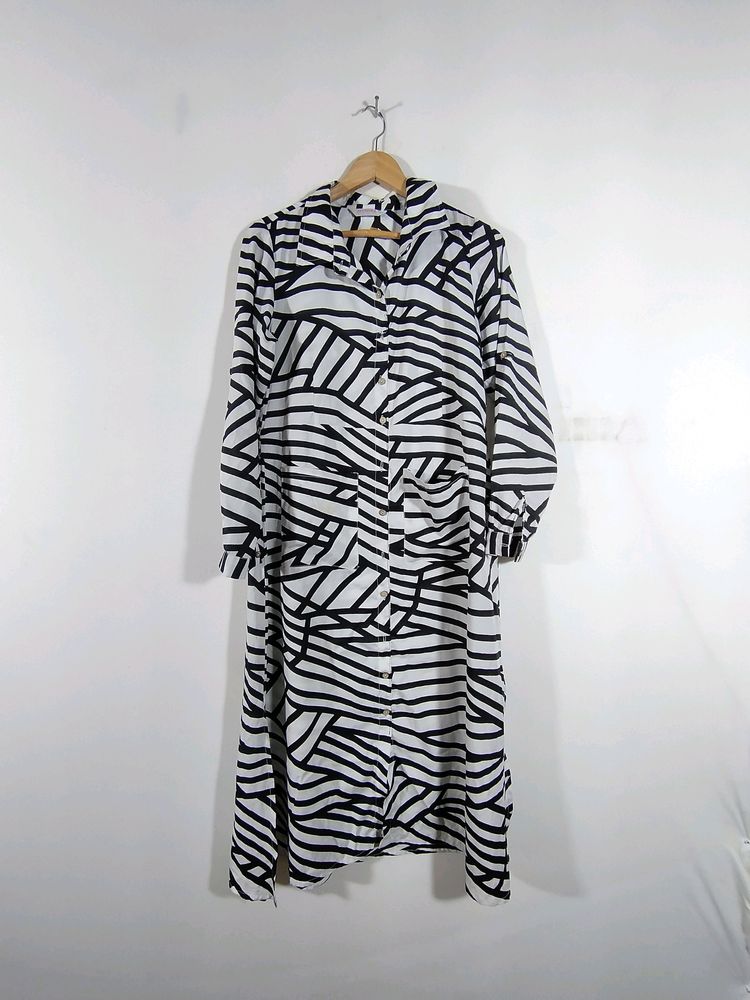 Black And White Striped Dress (Women's)