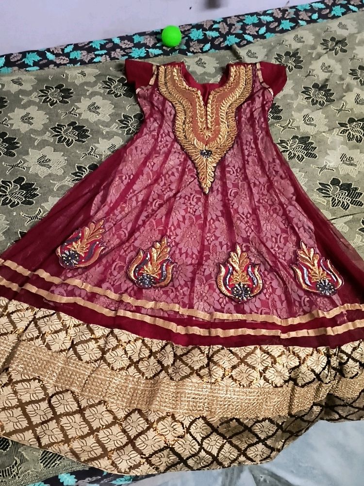 Net Anarkali Top Used Once