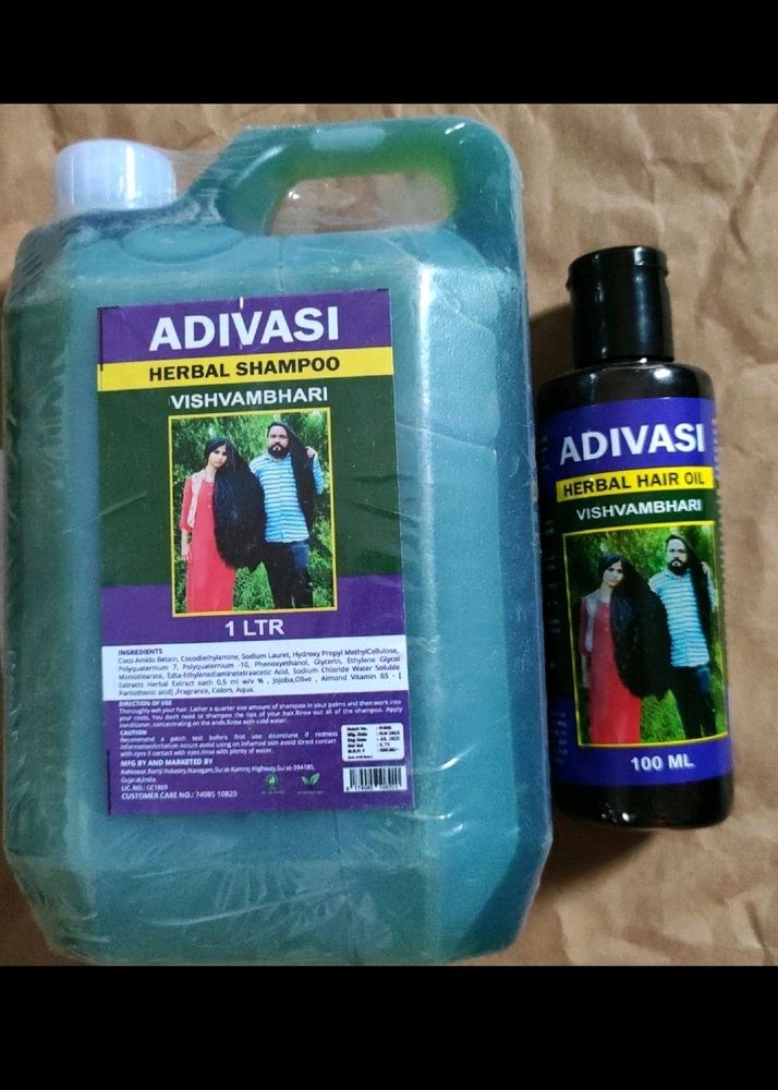 Adivasi Hair Oil + Shampoo