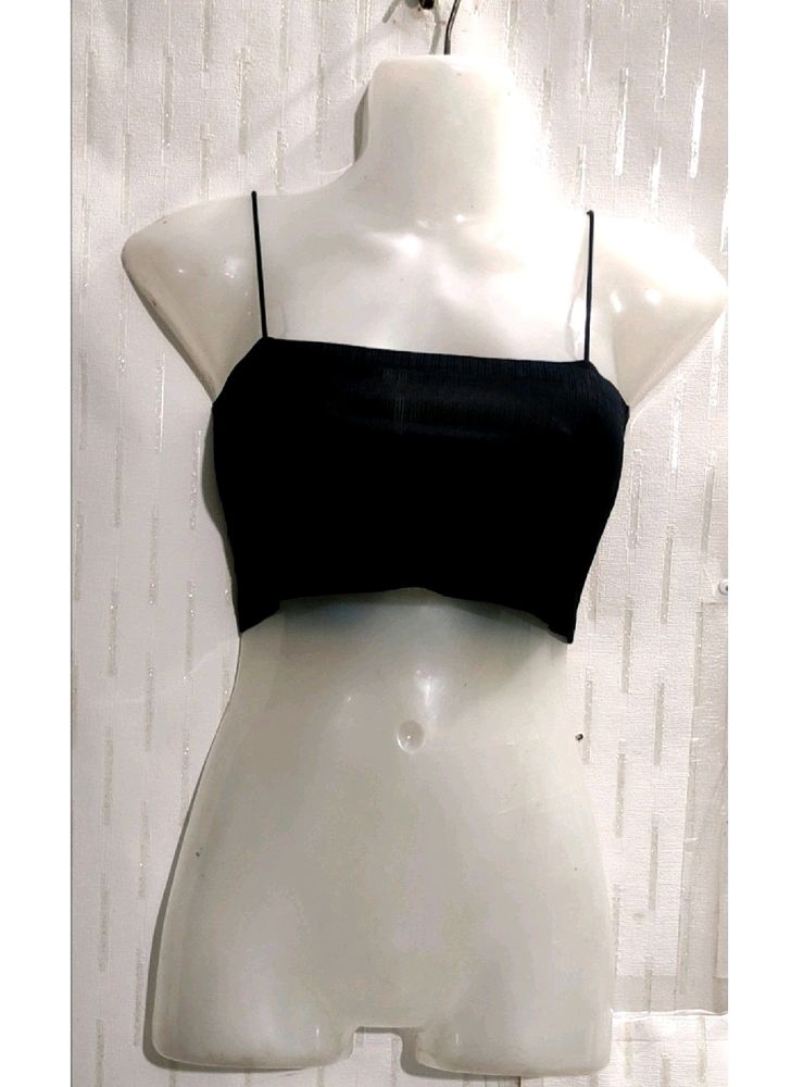 🎀Black Crop Top 🎀 From Womens 🎀🌹🛍️ length/12