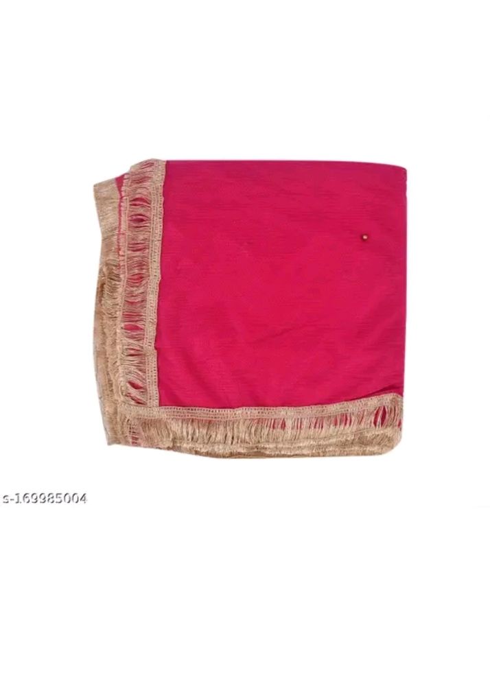 Woman Daily Use Chiffan Dupatta 4 Side Less