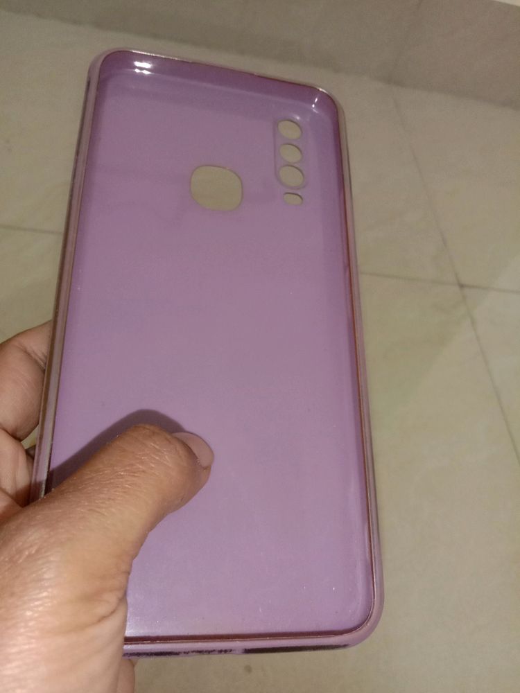 6D Crome Cover for Vivo Y12 Purple