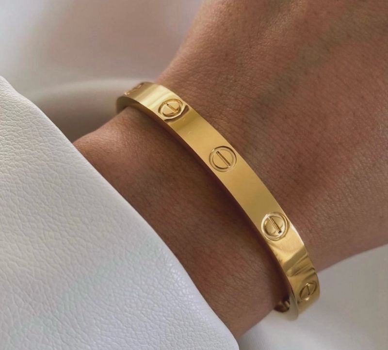 Cartier Bracelet Plain Anti-tarnish