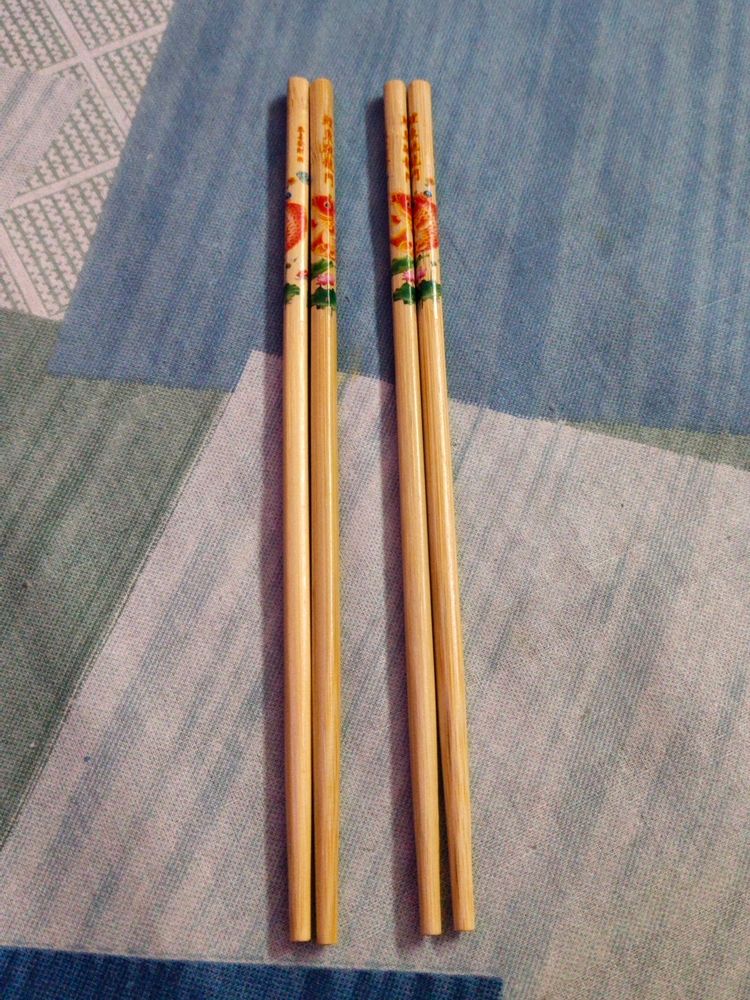 Wooden Chopsticks (reusable) 2 Pairs