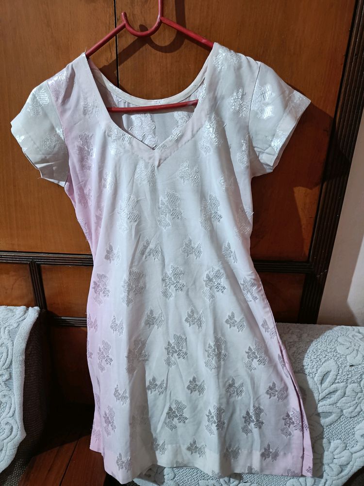 Stitched Kurti Pink