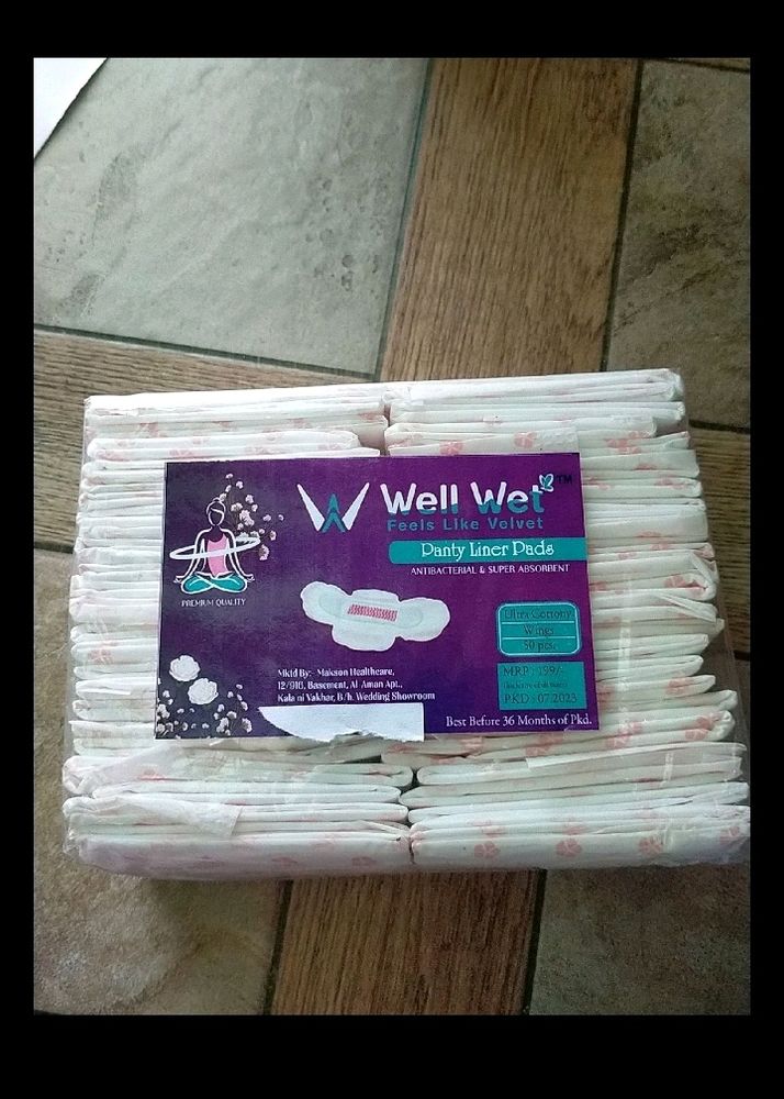 Well Wet Penty Liner 50 Pads