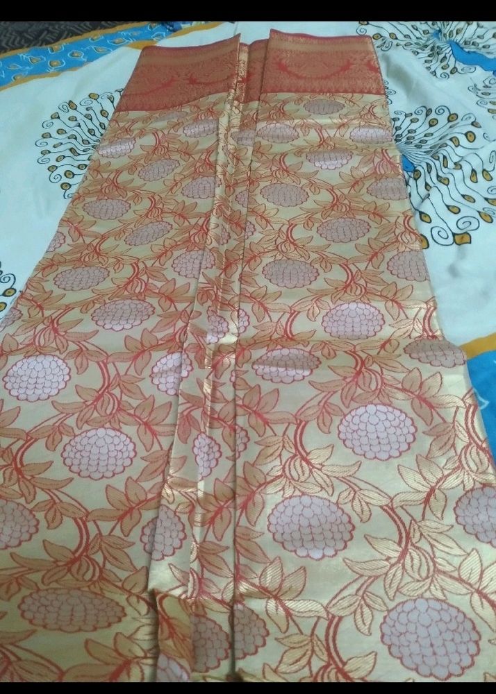 Gold Wedding Kanjivaram Saree